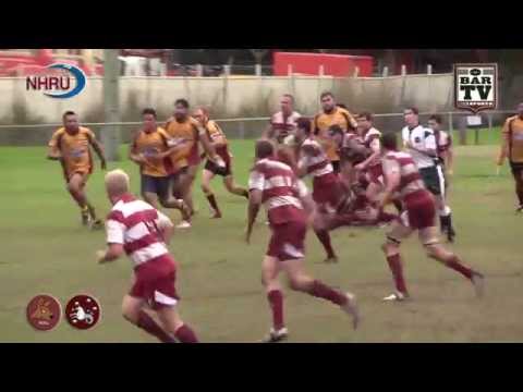 2015 NHRU Round 7 Premier 1 Highlights - Lake Macquarie v University