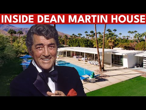 INSIDE "King of Cool" Dean Martin Los Angeles House in Palm Springs | Interior Design | Real Estate