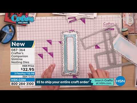 Crafter's Companion Nouveau Slimline Nesting Dies