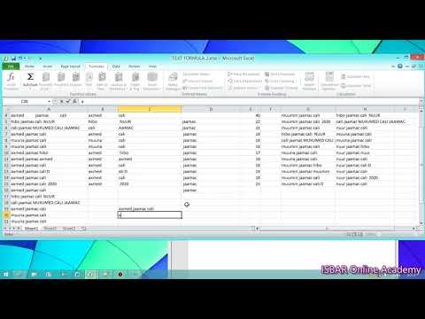 barashada formulas  EXCEL
