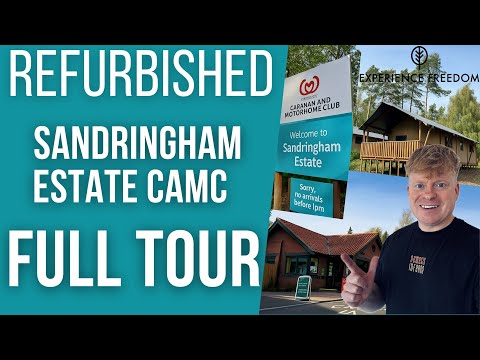 Sandringham Caravan and Motorhome Club Site FULL TOUR! NEW Hardstandings, Safari Tents & Tent Area!