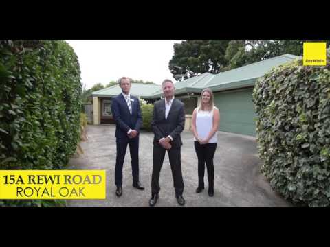 15a Rewi Road Royal Oak - Martin Honey