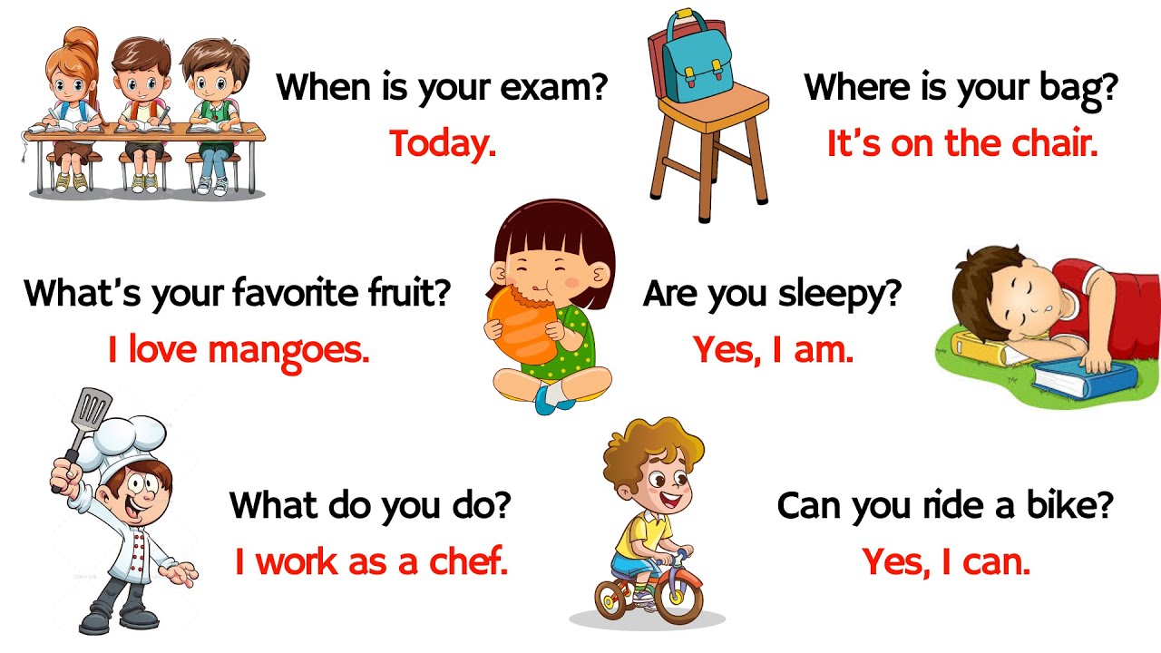 Speak English With Kids | Spoken English for kids | Daily Use English Sentences | Learn English