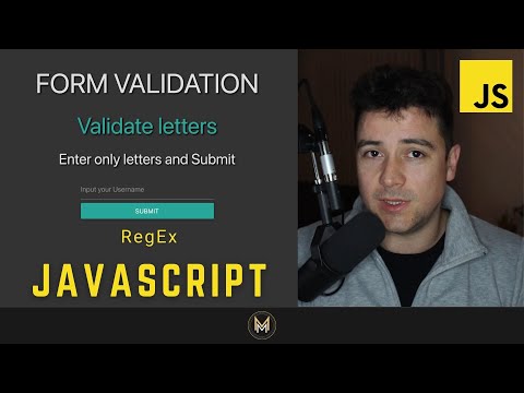 Javascript Form Validation Using Regular Expression For Validating Only Letters