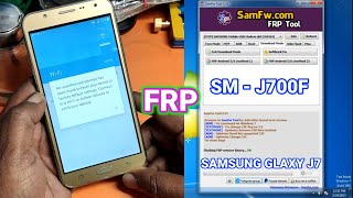 SAMSUNG GALAXY J7 FRP REMOVE SAMFW FRP TOOL ONE CLICK || HOW TO UNLOCK SAMSUNG SM-J700F