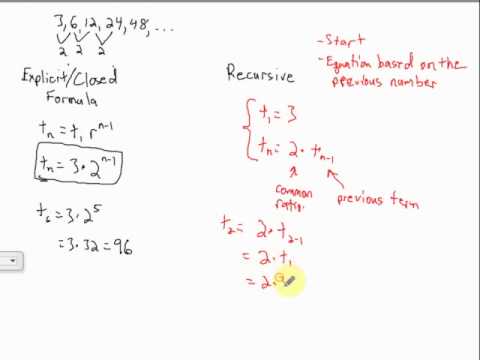 recursive formula for geometric sequence calculator recursive formula for geometric sequence calculator