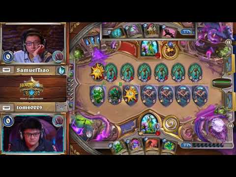 SamuelTsao vs tom60229   Hearthstone World Championship 2018 Quarterfinals #2