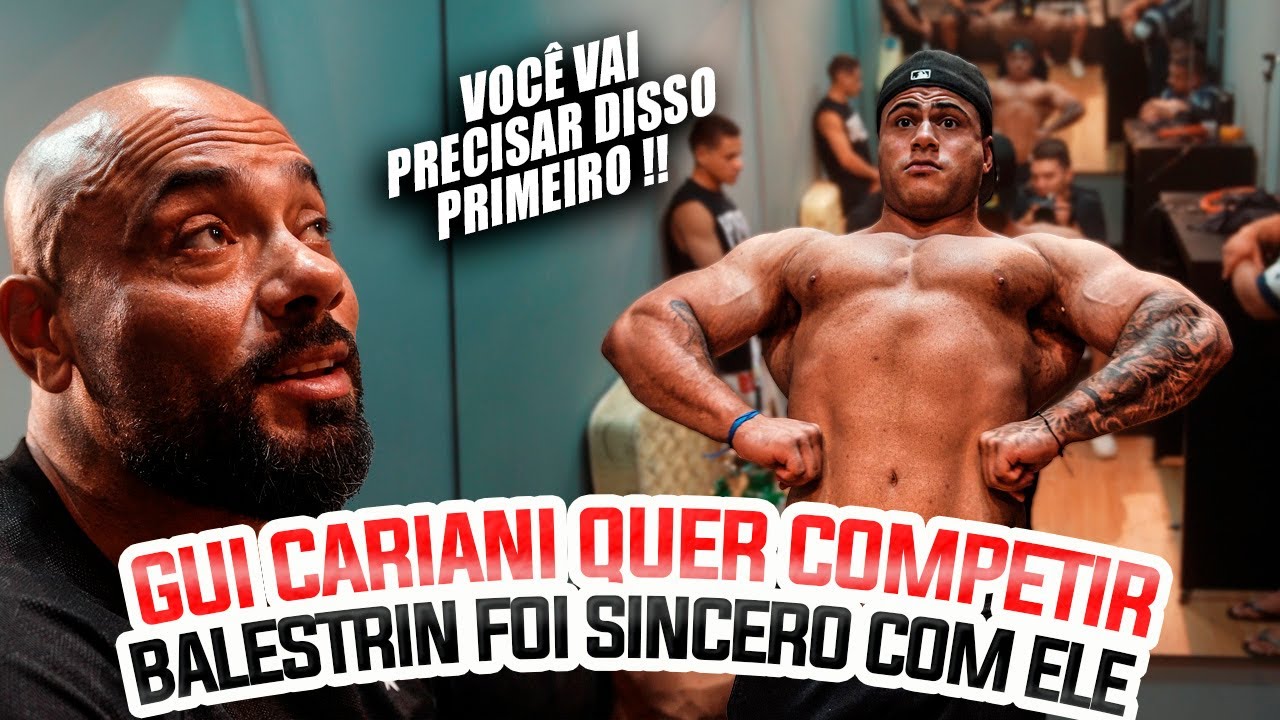GUI CARIANI QUER COMPETIR - BALESTRIN FOI MUITO SINCERO COM ELE !!!