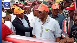 Download lagu Atiku, Obi, Amaechi, Kwankwaso, Aregbesola, Mark, Others Lead ‘Save Democracy’ Protest mp3