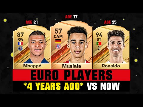 FIFA EURO Players 4 YEARS AGO! *2020 vs 2024* 🤯😱 ft. Musiala, Mbappe, Ronaldo…