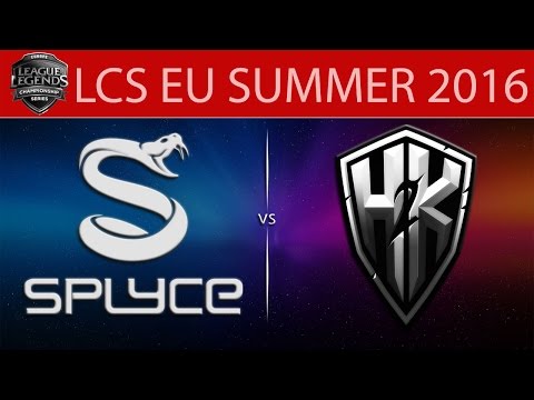 [LoL LCS] SPY vs H2k Game 2 | LCS EU Summer 2016 (20.08.2016) - Splyce vs H2k-Gaming