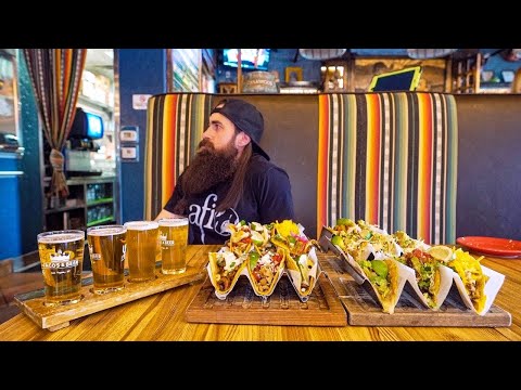 IN LAS VEGAS FOR A TACO AND BEER CHALLENGE YOU ONLY GET 15 MINUTES TO FINISH! | BeardMeatsFood