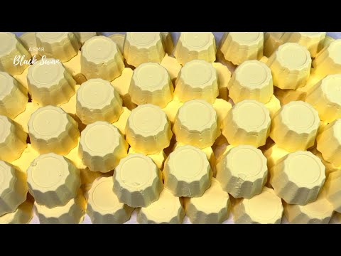 80+ Crunchy Pieces of Yellow Baking Soda | Mass Crush | Satisfying (ASMR)  #explore