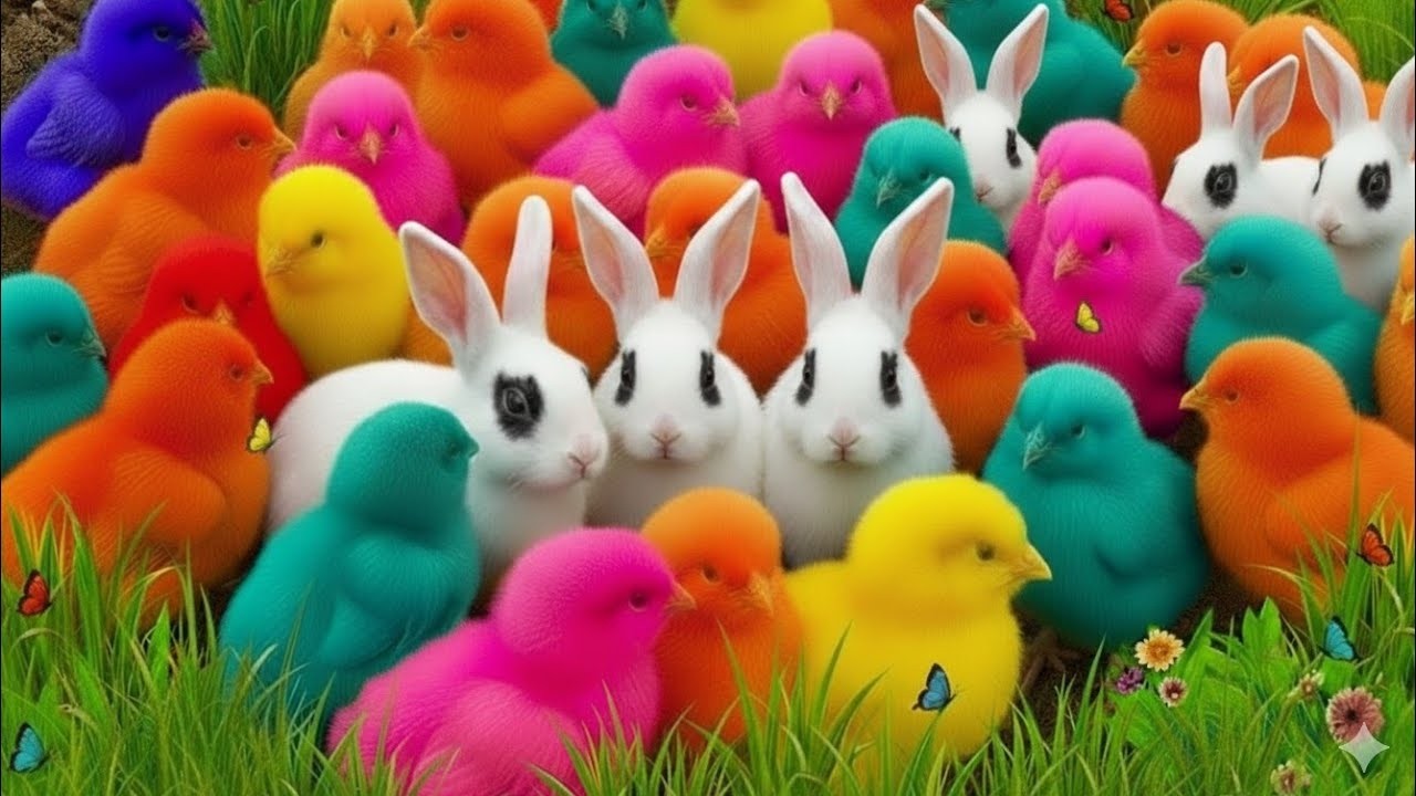 Tangkap Ayam Lucu, Ayam Warna Warni, Ayam Rainbow Gokil, Kelinci, Kucing Lucu, Bebek, Hewan Lucu🐟🐤🐣🦆