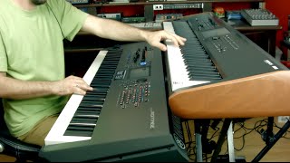 Video thumbnail for KORG Kronos 2 Vs Yamaha Montage Piano by muzykujkropkacom