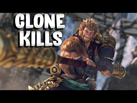 ONLY KILLING HIM WHEN MY CLONE IS ACTIVE! SHADOW CLONE JUTSU! - Masters Ranked Duel - SMITE