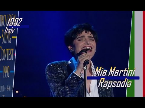 eurovision 1992 Italy 🇮🇹 Mia Martini - Rapsodia ᴴᴰ