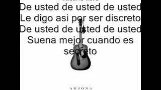 Usted - Ricardo Arjona (con letra)