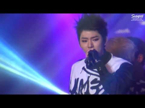 [BlockB] 131222 더버스터 콘서트 빛이 되어줘 Rap Line.Ver