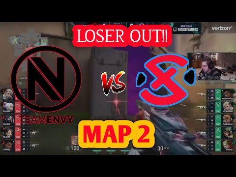 Shroud Reacts to  ENVY  Vs XSET !!   MAP 2  !! LOSER OUT