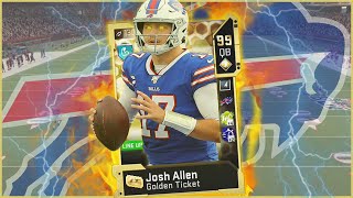 Golden Ticket Josh Allen Lights The Field On Fire! (Madden 20)