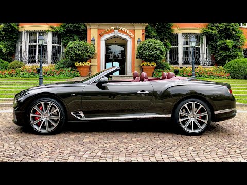 New BENTLEY Continental GTC V8 engine - Test & Review in Lugano