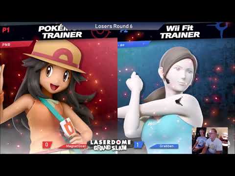 Laserdome GRAND SLAM - Grabben (Wii Fit Trainer) - Magnetgoat (Pokémon Trainer) - Losers Round 6