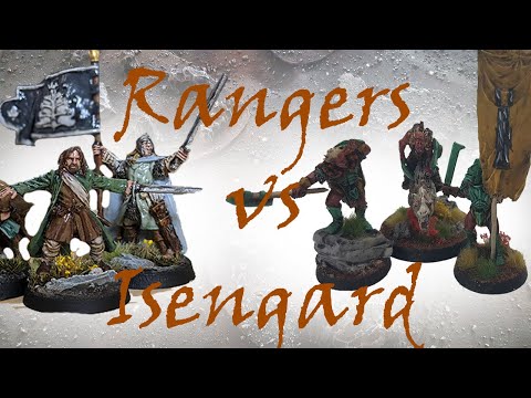 Middle Earth SBG  - Isengard vs Rangers - Battle Report!