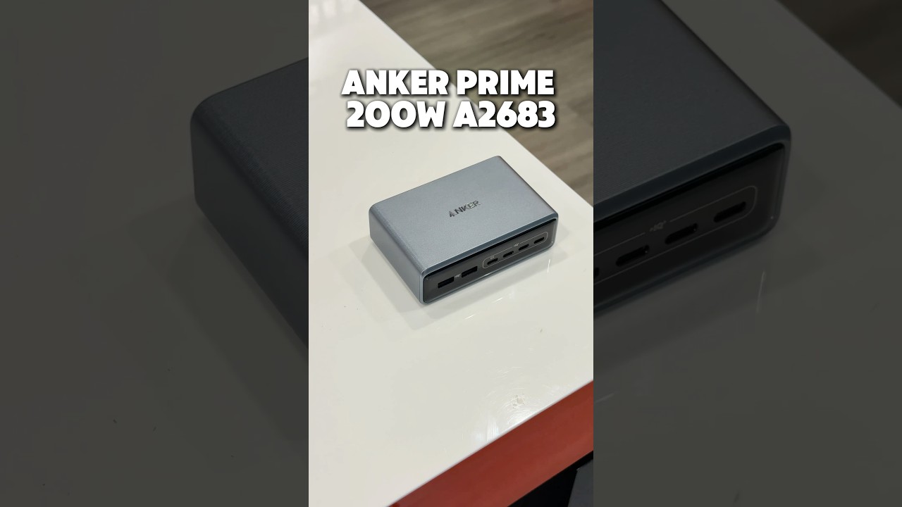 Sạc 6 Cổng Anker Prime 200W GaN - A2683