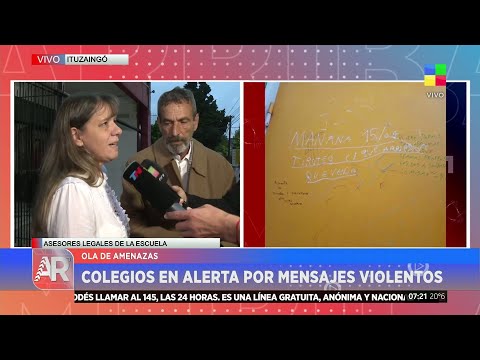 🔴 ITUZAINGÓ: COLEGIOS EN ALERTA POR MENSAJES VIOLENTOS