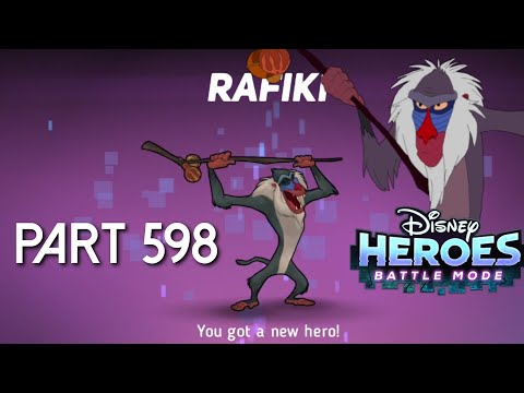 Disney Heroes Battle Mode RAFIKI UNLOCKED PART 598 Gameplay Walkthrough - iOS / Android