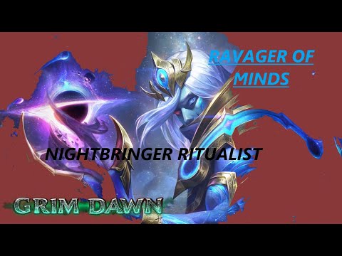 GRIM DAWN-28k HP and 50% LifeL In One Hand?The Nightbringer Ritualist is Here|Ravager Test|June 2025