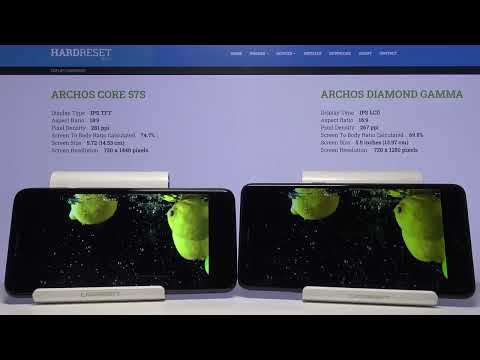 Display Comparison of Archos Core 57S vs Archos Diamond Gamma // Which phone have better display