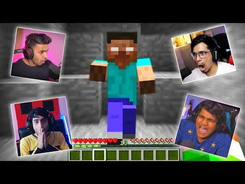 STREAMERS INFO - Indian gamers *SCARY (JUMPSCARE) Moments* In Minecraft 🔴techno gamerz,bbs,Live Insaan,mythpat, fleet