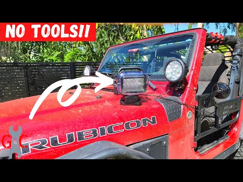 Magnetic SPOT Light Install and Comparison! Easy!