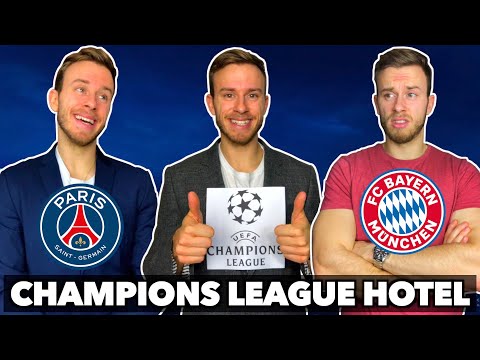 wenn die Top-Favoriten ins Champions League Hotel einchecken! 👀🏆