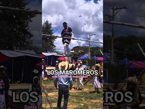 Que bonito bailan los Maromeros en el Porvenir, San Pablo Tijaltepec, Oaxaca #fyp #shorts