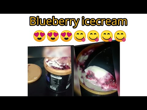 Blueberry 🍒🍨 Icecream .