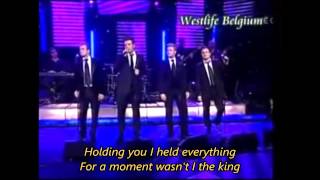 Westlife - The Dance with Lyrics ( Live )