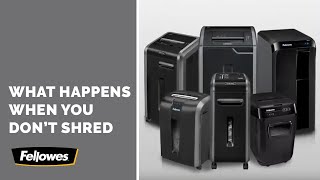 Fellowes® Powershred Why Shred? - Shredders