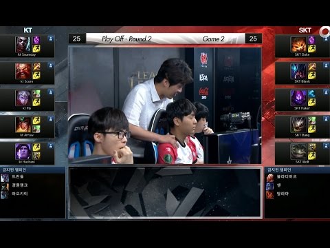 SKT vs KT Game 2 Highlights - SK TELECOM T1 vs KT ROLSTER - LCK 2016 LOL Champions Korea SU Playoffs