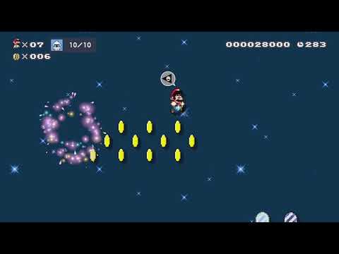 Super Mario Maker 2 - Blooper-Feuerwerk