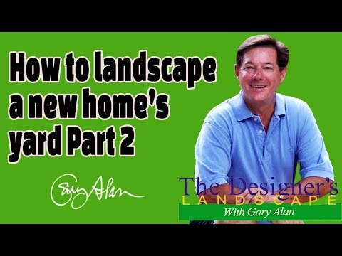 How to Landscape a New Home's Yard Part 2 DesignersLandscape#611
