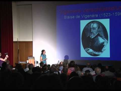 Christiane Licht beim Science Slam am Deutschlandtag