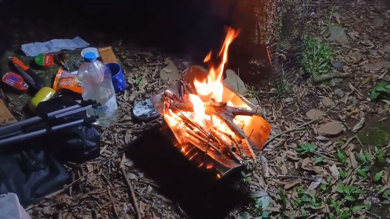 acampamento solo na floresta. #bushcraftbrasil #acampamento