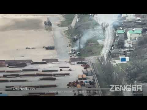 Beach Brawl: Ukraine Azov Fighters Destroy Russian Truck On Mariupol Coast