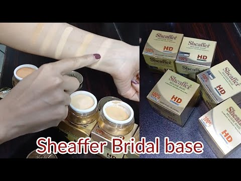 Sheaffer Foundation || Sheaffer mousse Foundation || Sheaffer bridal base || Real beauty Secrets