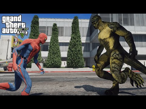Spider-Man VS The Lizard (The Amazing Spider-Man) - GTA 5 Mod