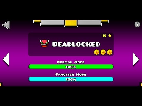 Geometry Dash - Level 20 - Deadlocked 100% (All Coins) - DiogoGamer69