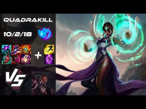 MID Karma vs Lucian [QUADRAKILL] - EU Challenger Patch 14.5.1